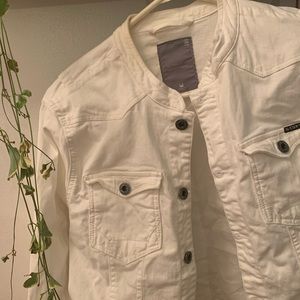 G Star White Denim Jacket